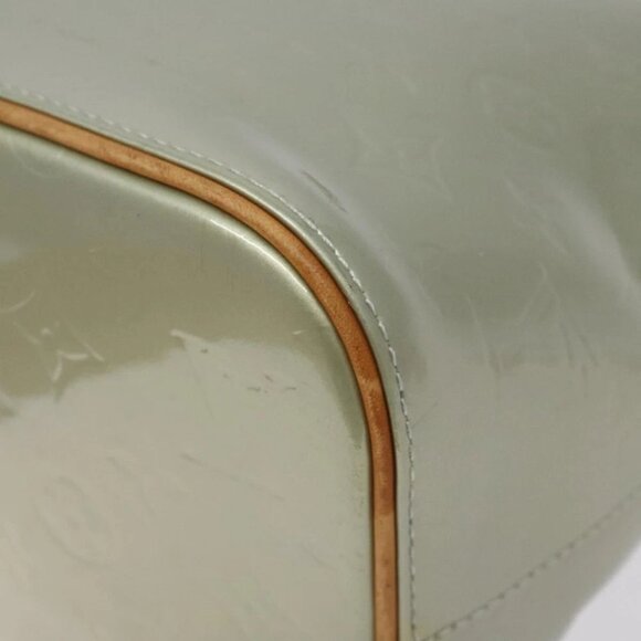 LOUIS VUITTON Monogram Vernis Houston Hand Bag Gris - Picture 9 of 14